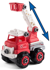 Construction take apart brandbil