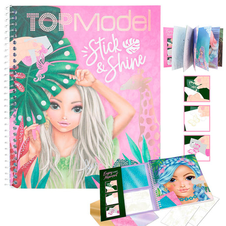 TopModel malebog - Stick & Shine