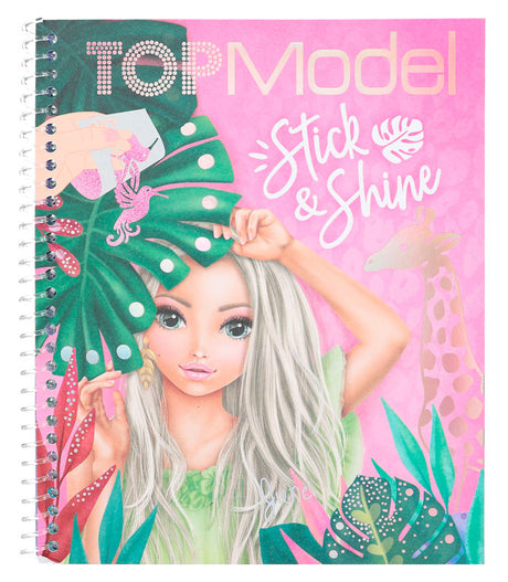 TopModel malebog - Stick & Shine