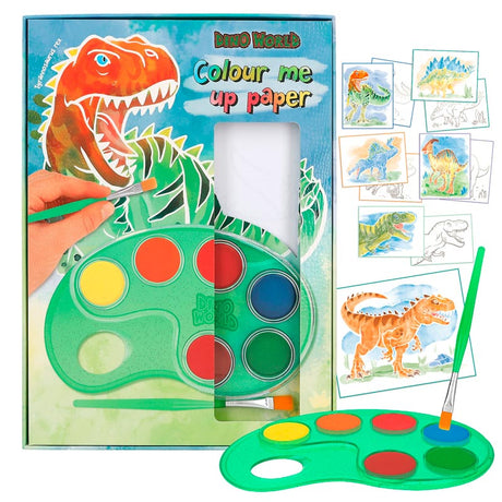 Dino World Colour Me up papir