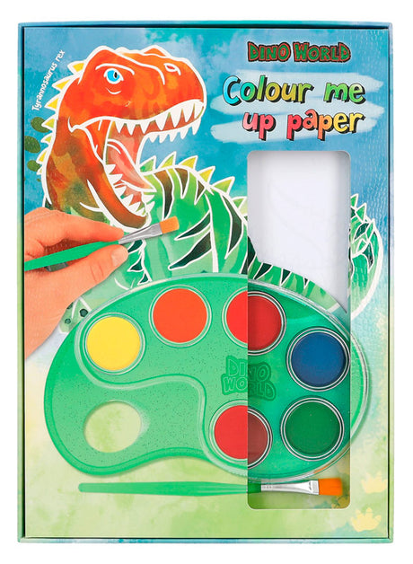 Dino World Colour Me up papir