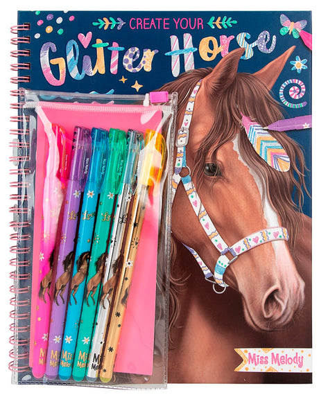 Miss Melody glitter horse malebog