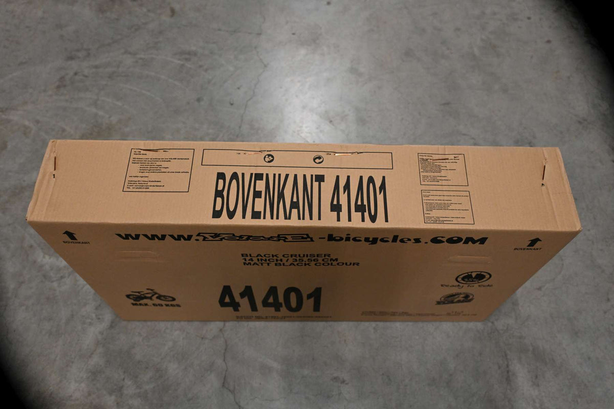 Volare Black Cruiser 14″ Børnecykel – Sort