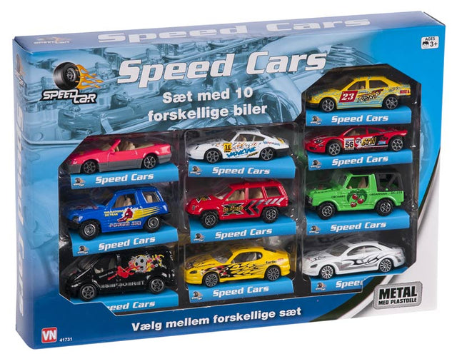 Speedcar 10 metal biler