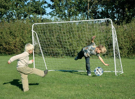 Fodbold mål kæmpestort i metal 240 x 150 x 90 cm.