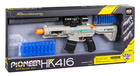 Pioneer HK416 Softbullet Gevær med Bæltemagasin