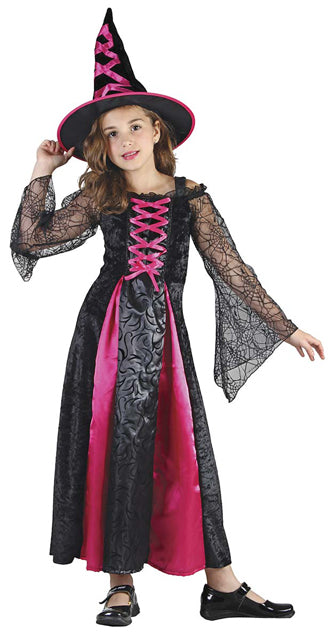 luksus heks med hat - str. 140 cm.