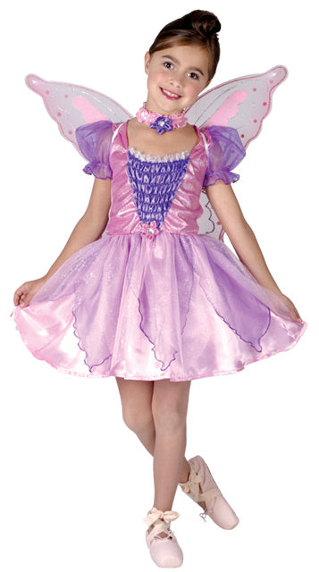 Ballet prinsesse med vinger - str. 120 cm.