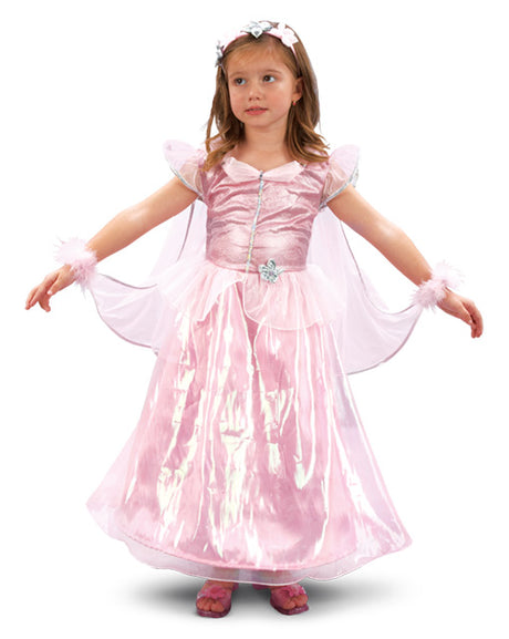 Prinsessekjole med sjal - str. 104 cm.