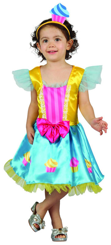 Cupcake dragt str. 104 cm.