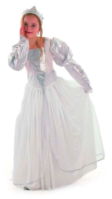 Fastelavnsdragt - Princessekjole - 120 cm.