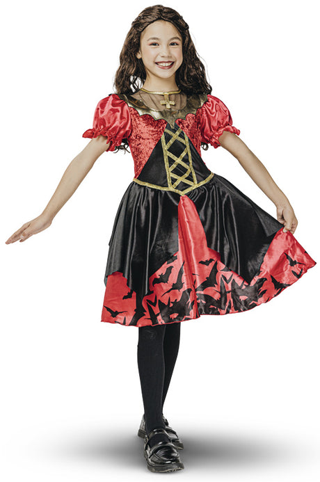 Flagermus vampyrkjole 160 cm.