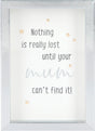 Citat - Nothing is really lost until