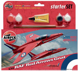 Airfix RAF red arrows gnat 1:72 komplet sæt