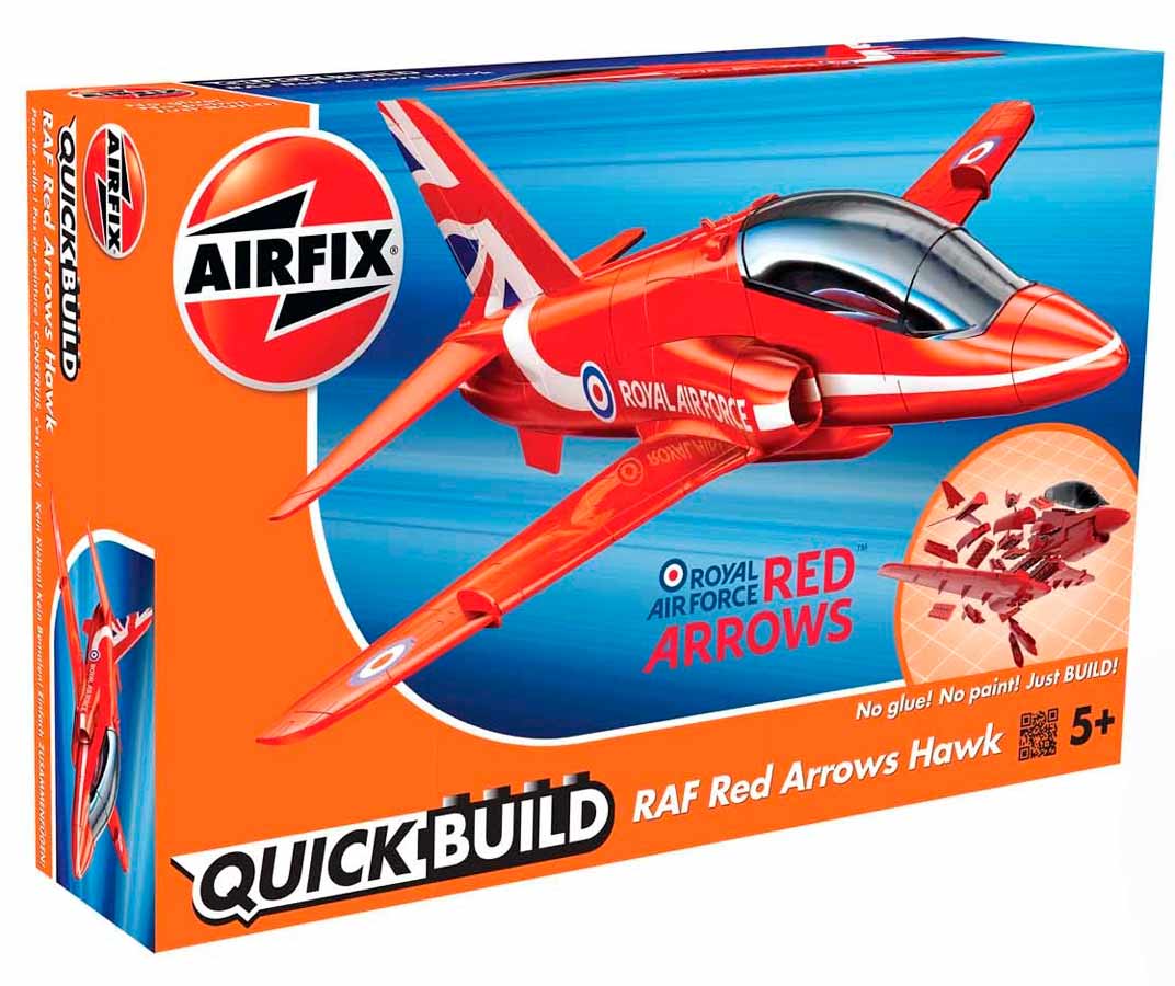 Airfix RAF Red Arrows Hawk quick build sæt