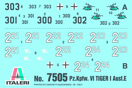 Italeri Tyske Tiger kampvogn 2 stk. - 1:72