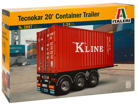 Italeri Tecnokar 20" container trailer - 1:24