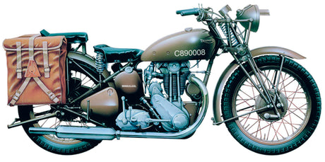 Italeri Triumph 3HW motorcykel - 1:9