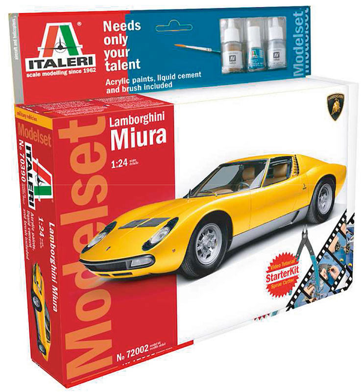 Italeri Lamborghini Miura start kit - 1:24