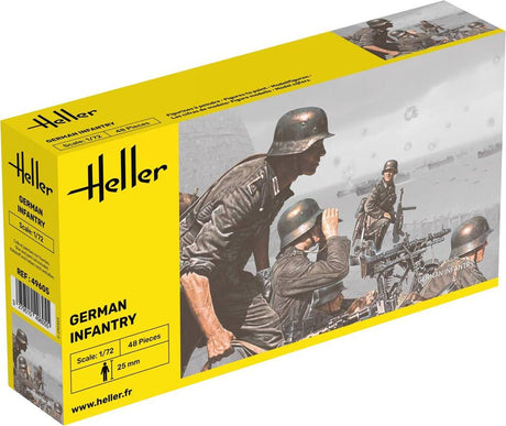 Heller soldater German infatry 48 stk - 1:72