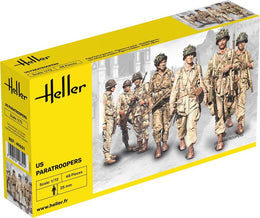 Heller soldater US Faldskærmsjægere 48 stk - 1:72