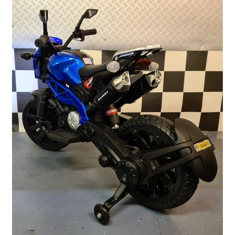 Grom Superbike El Motorcykel 12V – Metallic Blå