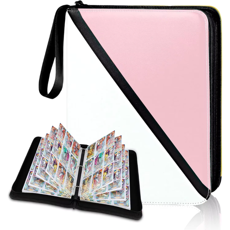 MIO 9-Pocket PU Leather Pokémon Kortmappe med Lynlås - Samlemappe til 900 Kort