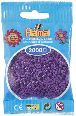 Hama mini perler 501-07 2000 stk. lilla