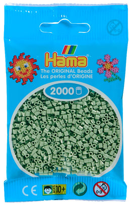 Hama mini perler 501-101 2000 stk - eukalyptus