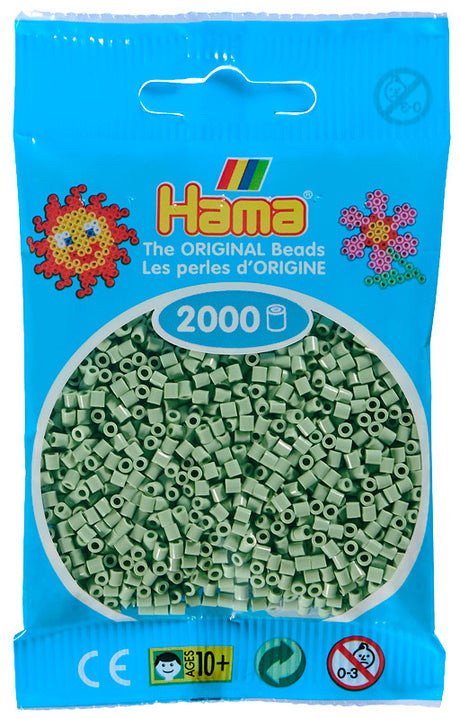 Hama mini perler 501-101 2000 stk - eukalyptus