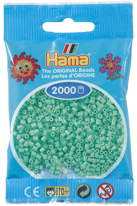 Hama mini perler 501-11 2000 stk. lysegrøn