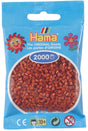 Hama mini perler 501-20 2000 stk. rødbrun