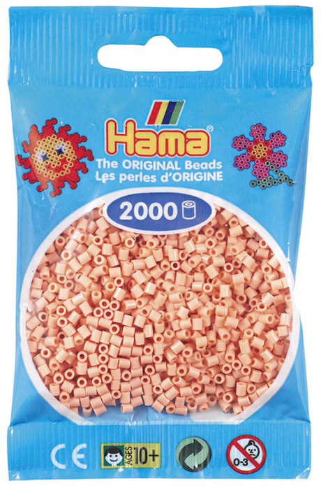 Hama mini perler 501-26 2000 stk. mat rosa