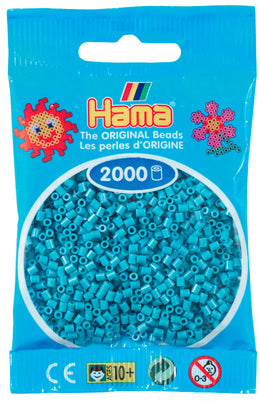 Hama mini perler 501-31 2000 stk. turkis
