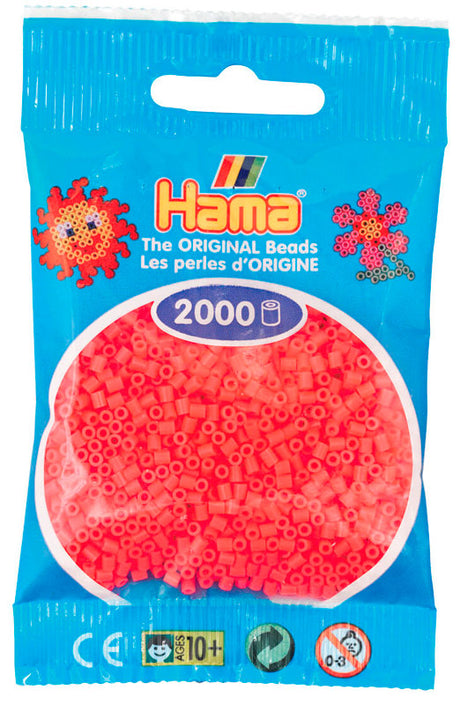 Hama mini perler 501-33 2000 stk. cherise