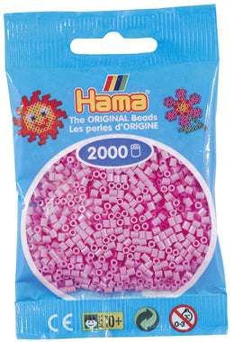 Hama mini perler 501-48 2000 stk. pastel pink