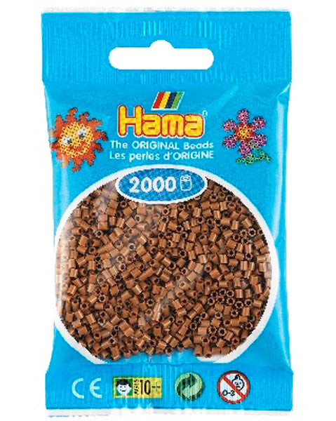 Hama mini perler 501-76 2000 stk. nougat