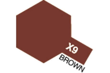 Tamiya Acrylic Mini X-9 Brown (Blank brun)