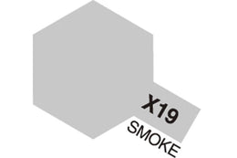 Tamiya Acrylic Mini X-19 Smoke (Blank røgfarvet)