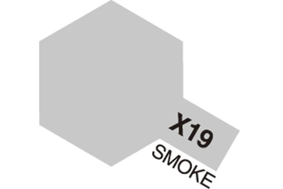 Tamiya Acrylic Mini X-19 Smoke (Blank røgfarvet)