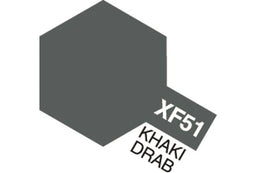 Tamiya Acrylic Mini XF-51 Khaki Drab (Mat khaki-brun)