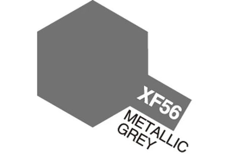 Tamiya Acrylic Mini XF-56 Metallic Grey (Mat metallisk grå)