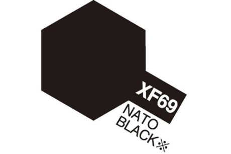 Tamiya Acrylic Mini XF-69 NATO Black (Mat NATO-sort)