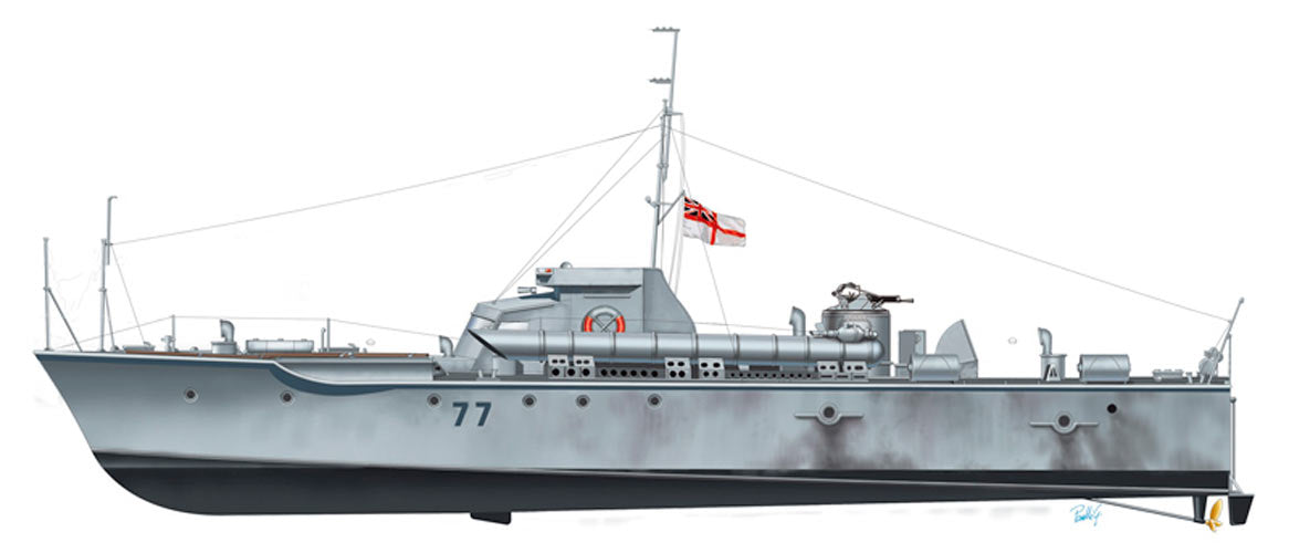 Italeri Vosper 72´6 motortorpedobåd - 1:35