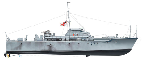 Italeri Vosper 72´6 motortorpedobåd - 1:35