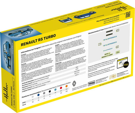 Heller Renault R5 Turbo modelbil start kit - 1:43