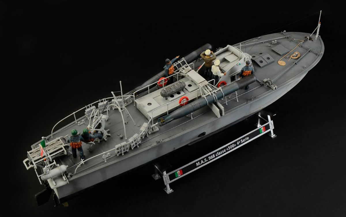 Italeri 1:35 M.A.S 563/568 m. besætning - Modelskib