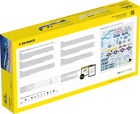 Heller E-3B AWACS overvågningsfly start kit - 1:72