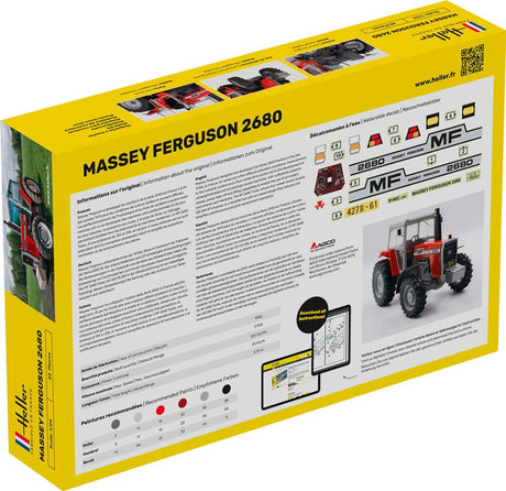 Heller Massey Ferguson 2680 modeltraktor - 1:24