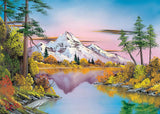 Puslespil 1000 brikker - Bob Ross landskab